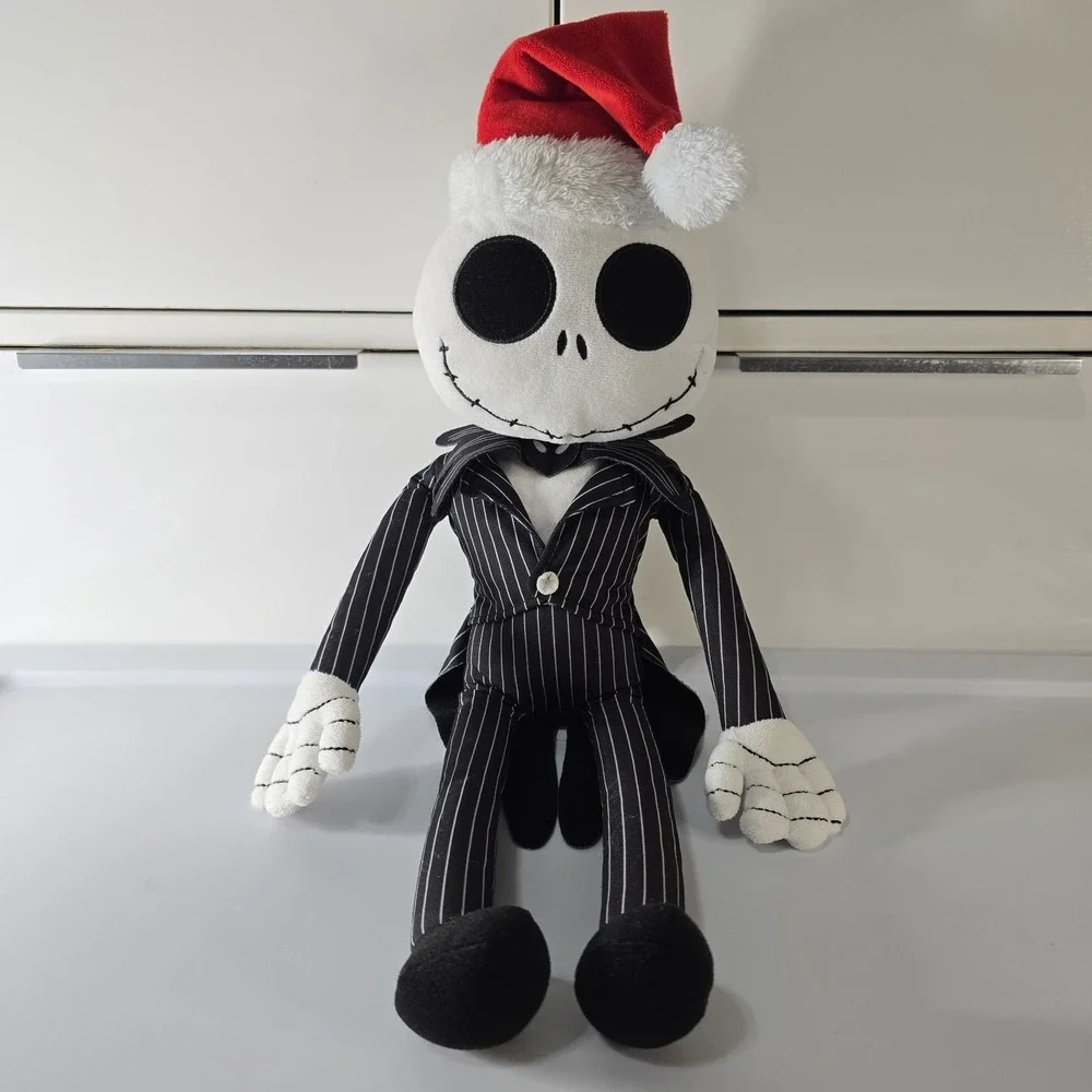 Disney Jack Skellington Santa Hat Plush The Big One Nightmare Before Christmas